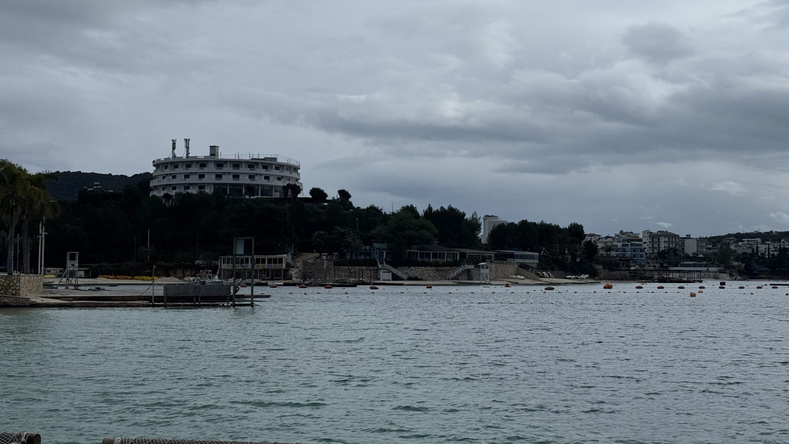 Coastal scene in Ksamil, Albania